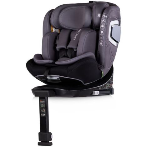 Scaun auto Chipolino Clima Air I-Size 40-150 cm cu sistem Isofix si sezut rotativ anthracite - imagine 11